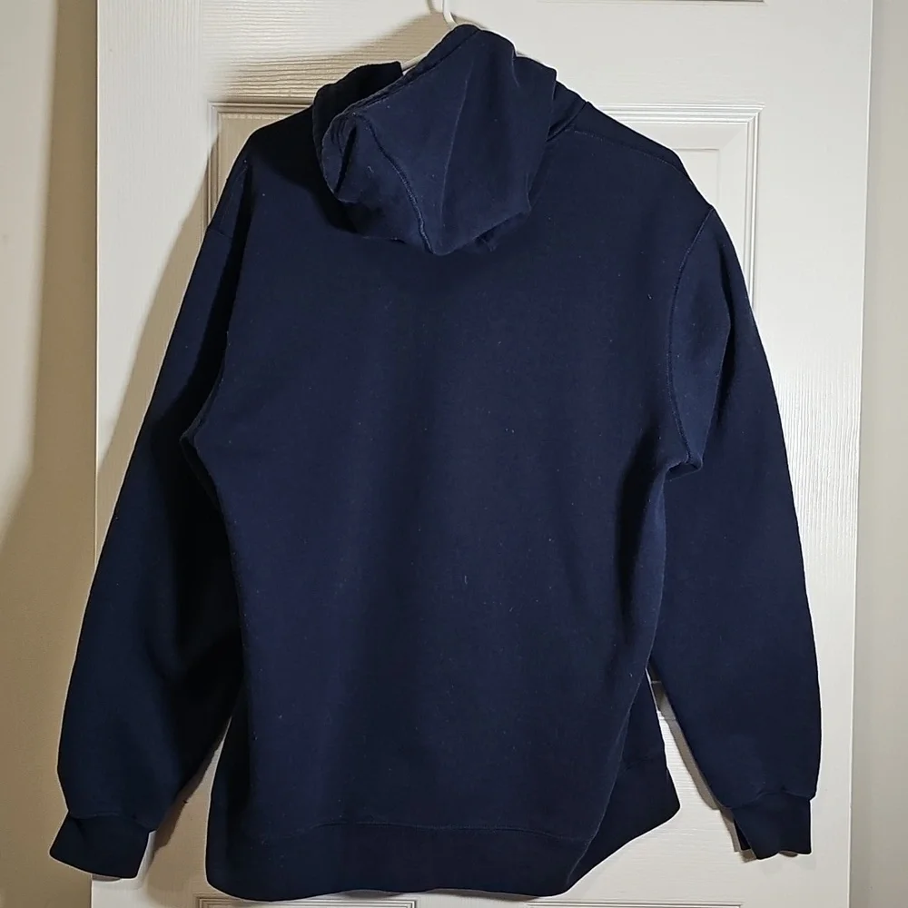 Reebok Columbus Blue Jackets Full Zip Long Sleeve Hooded Jacket Size M